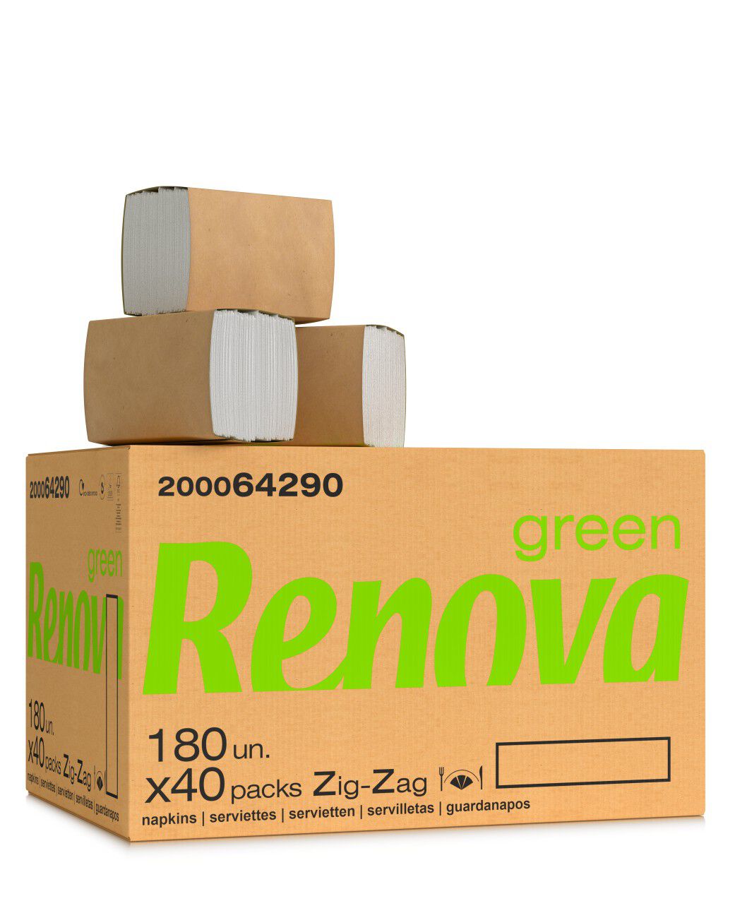 Guardanapos Renovagreen ZZ 180x40