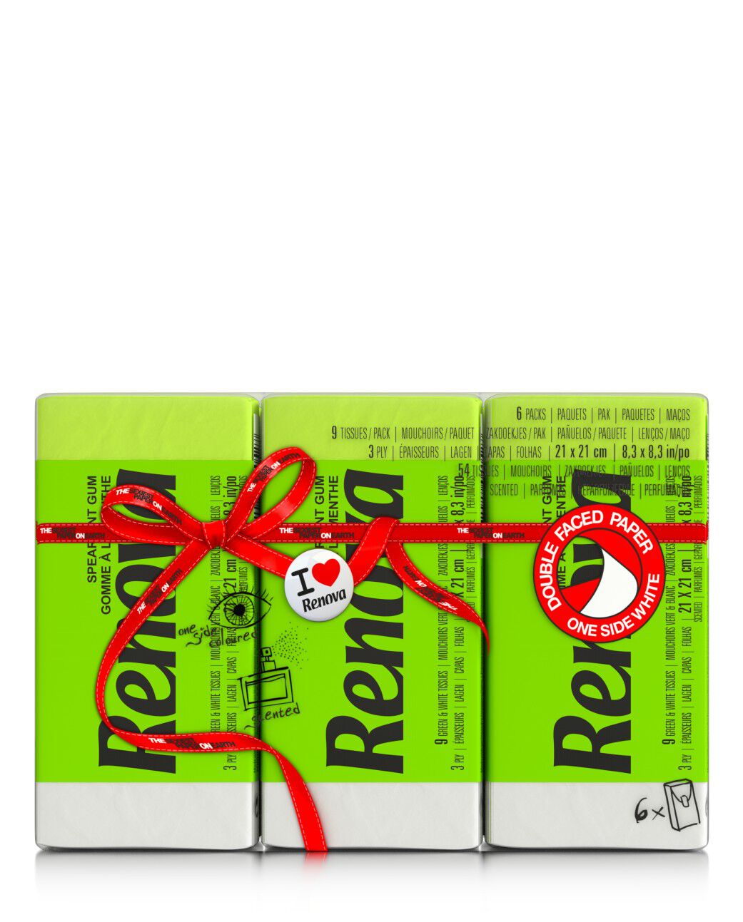 Pa&ntilde;uelos Verdes Aroma Menta