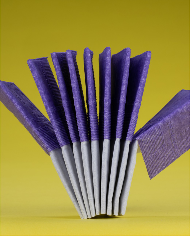 Lenços Púrpura com Aroma a Lavanda Lenços Púrpura com Aroma a Lavanda