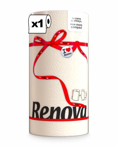 Peach Cream Paper Towels 1 Roll