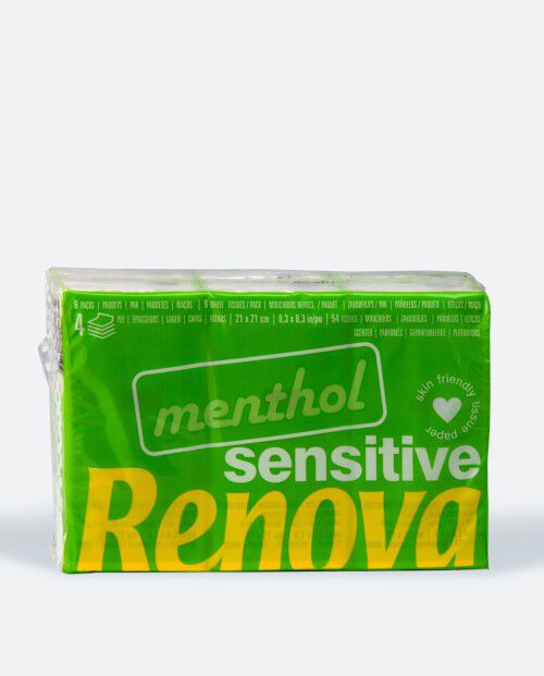Sensitive Menthol Pocket Tissues