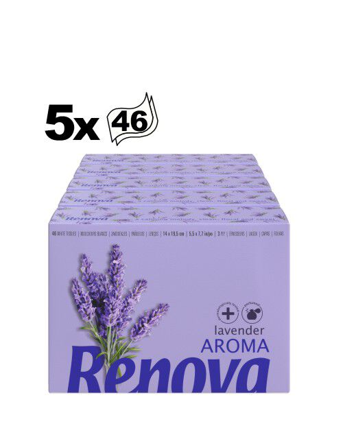 Bundle Pack Renova Lavender Facial Tissues