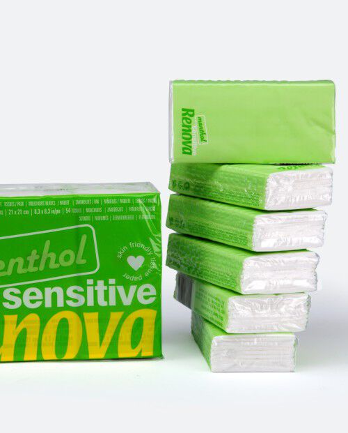 Sensitive Menthol Pocket Tissues