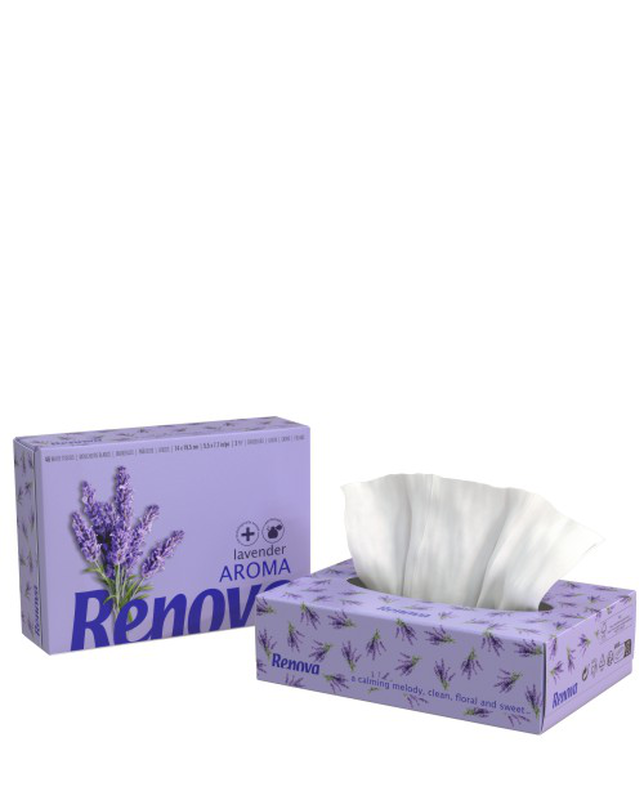 Renova Lavender Facial Tissues Renova Lavender Facial Tissues