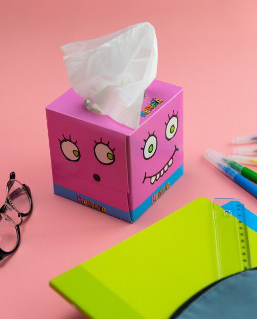 Pa&ntilde;uelos Faciales Kids "Pink Creature"