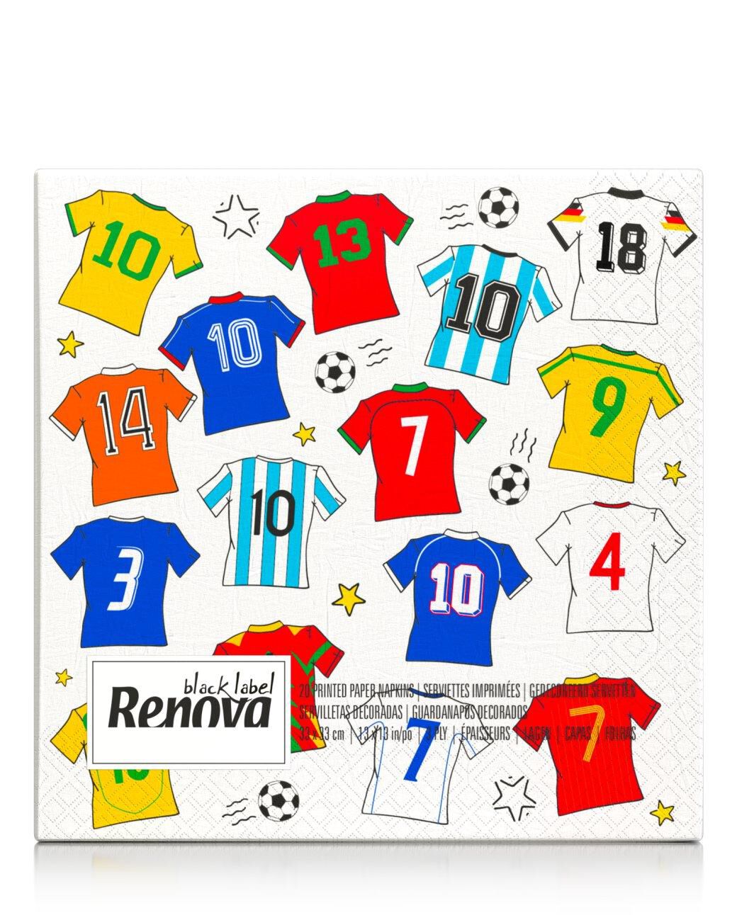 Football T-shirts Paper Napkins