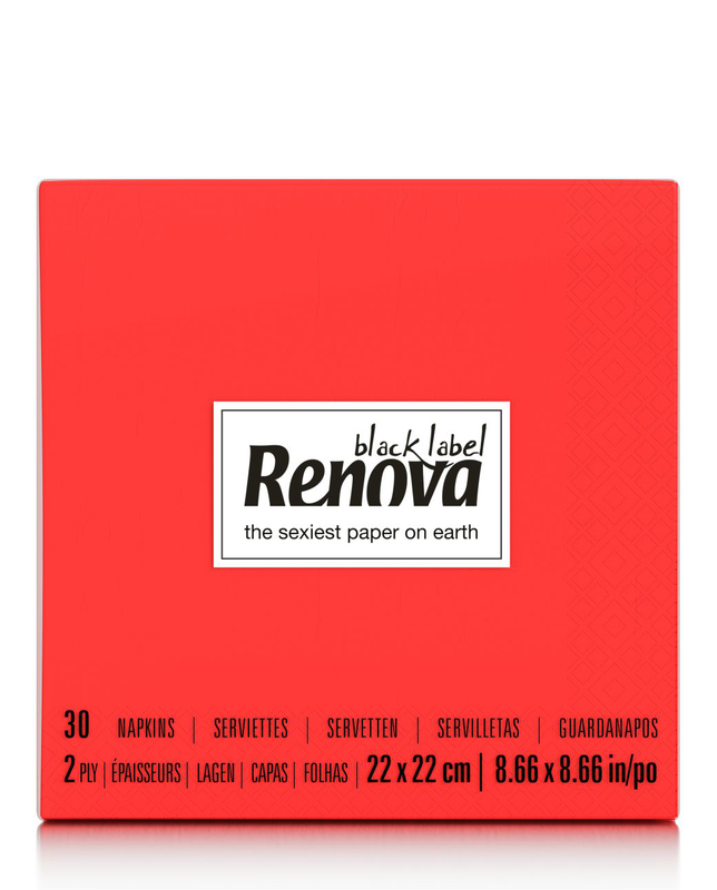 Serviettes Cocktail Rouges Serviettes Cocktail Rouges