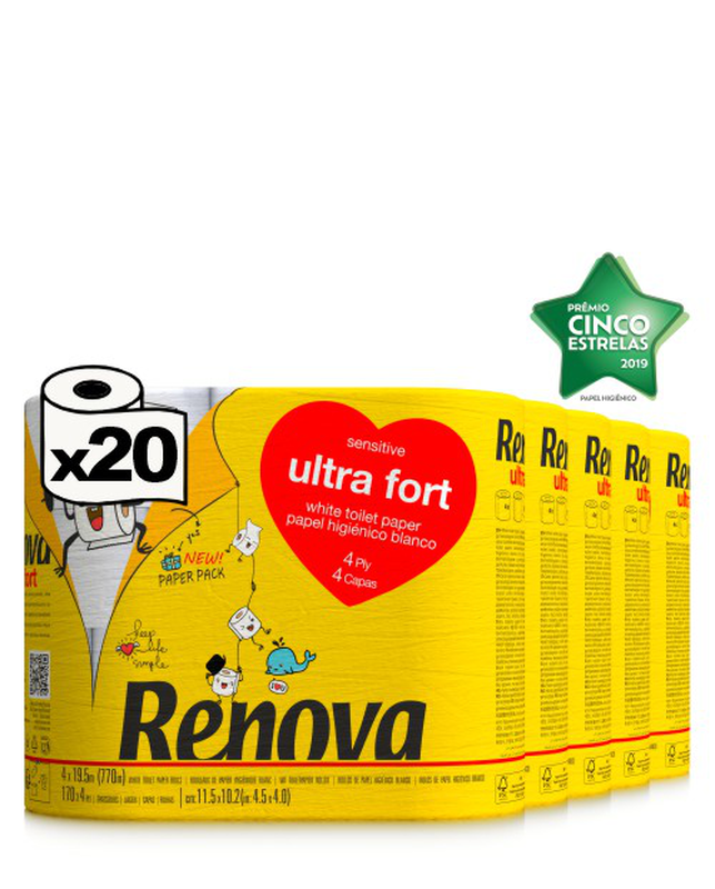 Papel Higiénico Ultra Fort 20R Papel Higiénico Ultra Fort 20R