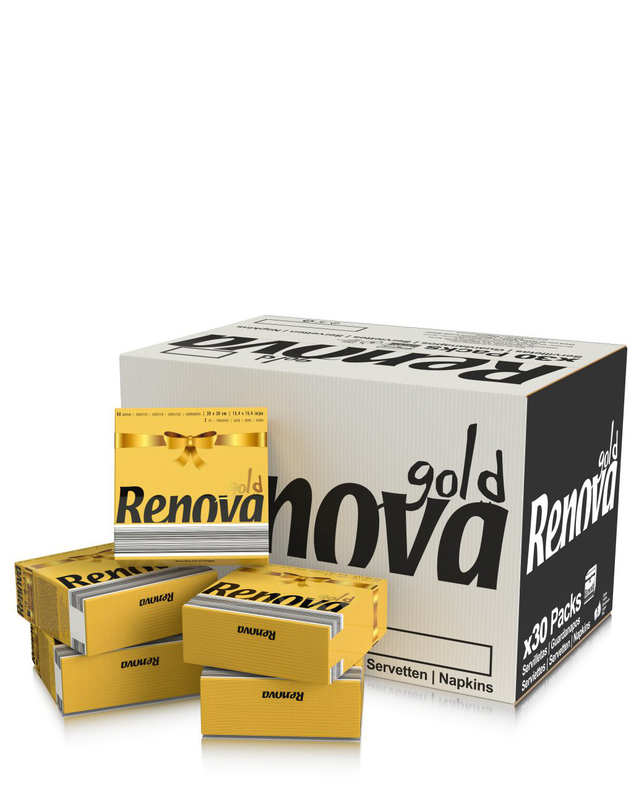 Guardanapos Gold Amarelo x30 Guardanapos Gold Amarelo x30