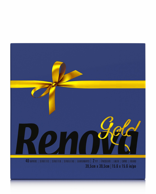 Serviettes Gold Bleu x30 Serviettes Gold Bleu x30