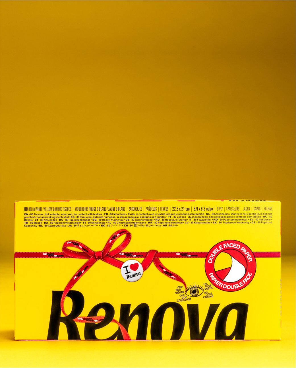 Red & Yellow Facial Tissues