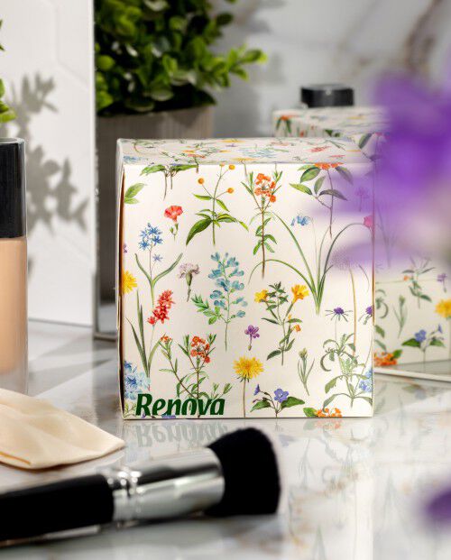Facial Tissues &ldquo;Dainty Flowers&rdquo;