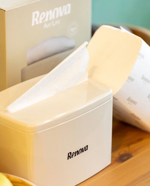 Porta-Guardanapos Renova Art Life Creme