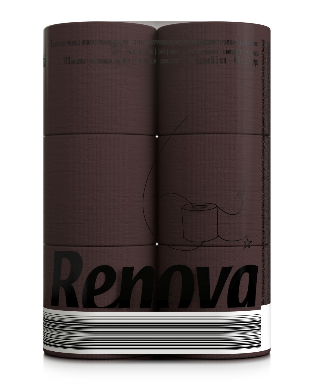 Papel Higi&eacute;nico Castanho