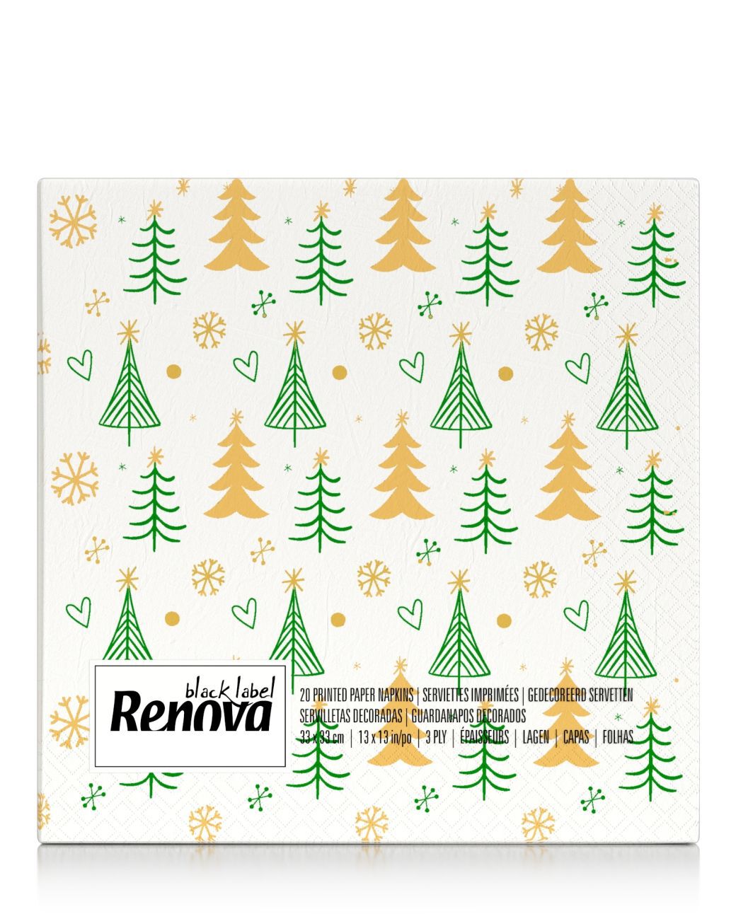 Pine Christmas Trees Paper Napkins