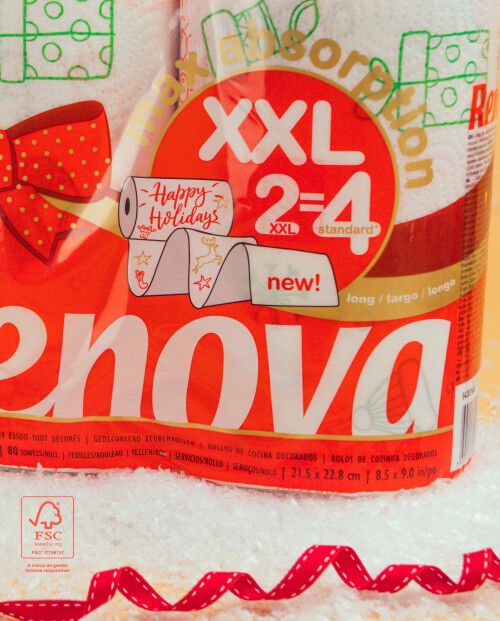 Rollos de Cocina Max Absorption XXL Navide&ntilde;o 2R