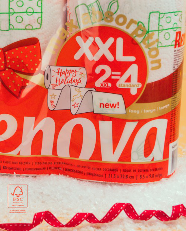 Rollos de Cocina Max Absorption XXL Navideño 2R Rollos de Cocina Max Absorption XXL Navideño 2R
