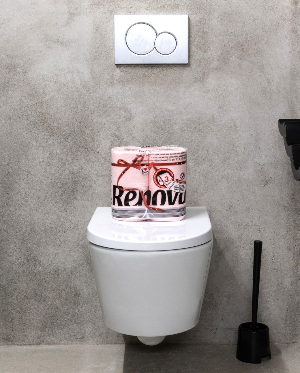 Papel Higi&eacute;nico Dupla Face Rosa 4R