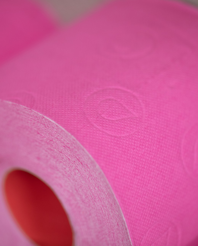 Papel Higiénico Dupla Face Fucsia 4R Papel Higiénico Dupla Face Fucsia 4R