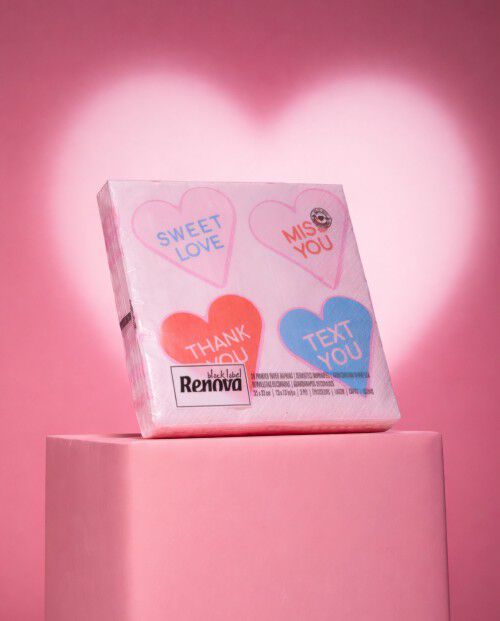 Guardanapos Sweetheart Messages