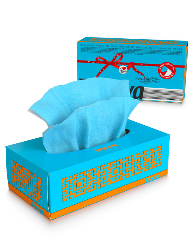 Blue Facial Tissues Blue Facial Tissues