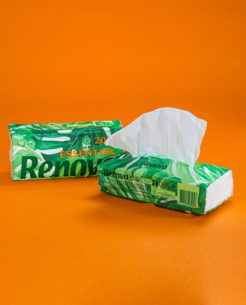 Len&ccedil;os Faciais Renova Essential Soft Pack 200un