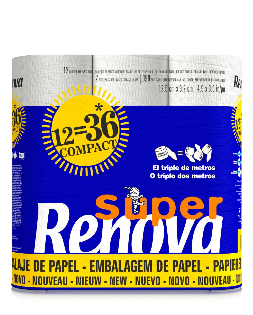 Papel Higi&eacute;nico Super Compacto 12=36