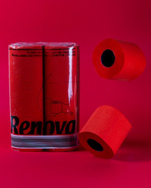 Papier toilette Rouge