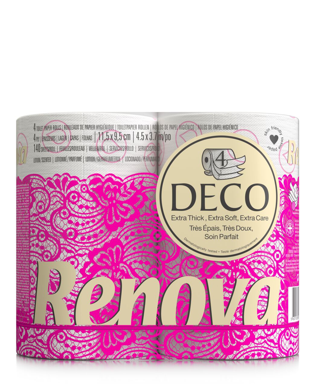 4 Ply Deco Toilet Paper 4R