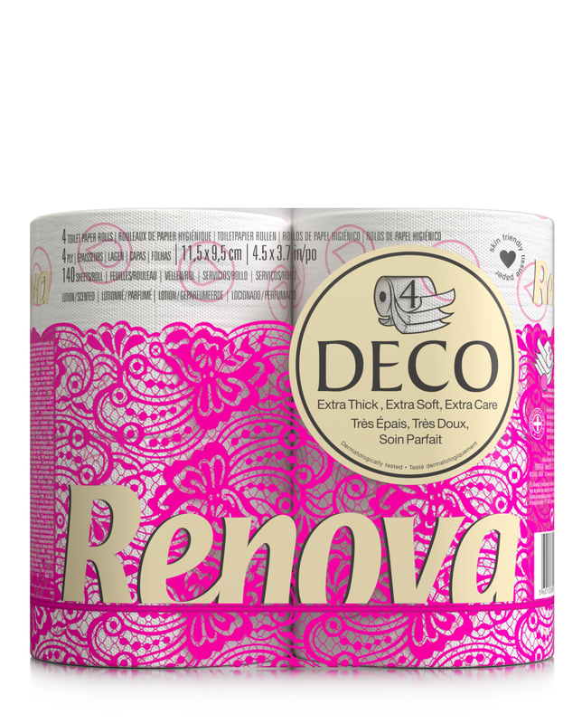 Papel Higiénico 4 Folhas Deco 4R Papel Higiénico 4 Folhas Deco 4R