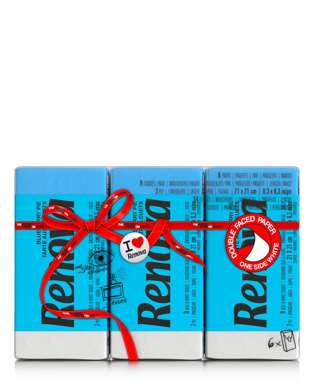 Pa&ntilde;uelos Azules Aroma Ar&aacute;ndanos