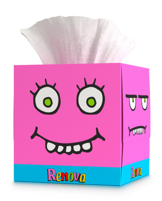 Pañuelos Faciales Kids "Pink Creature" Pañuelos Faciales Kids "Pink Creature"