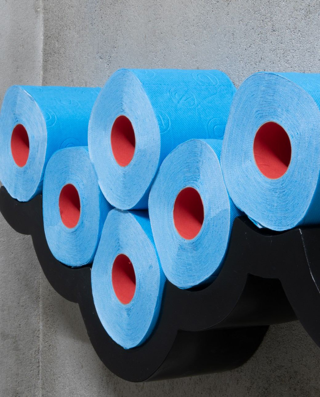 Papel Higiénico Dupla Face Azul 6R Papel Higiénico Dupla Face Azul 6R