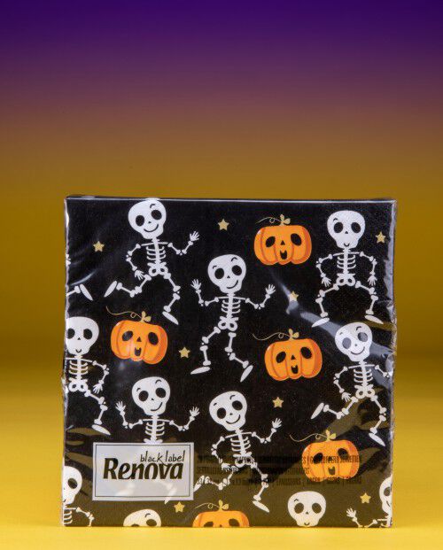 Servilletas Skeleton&Pumpkin