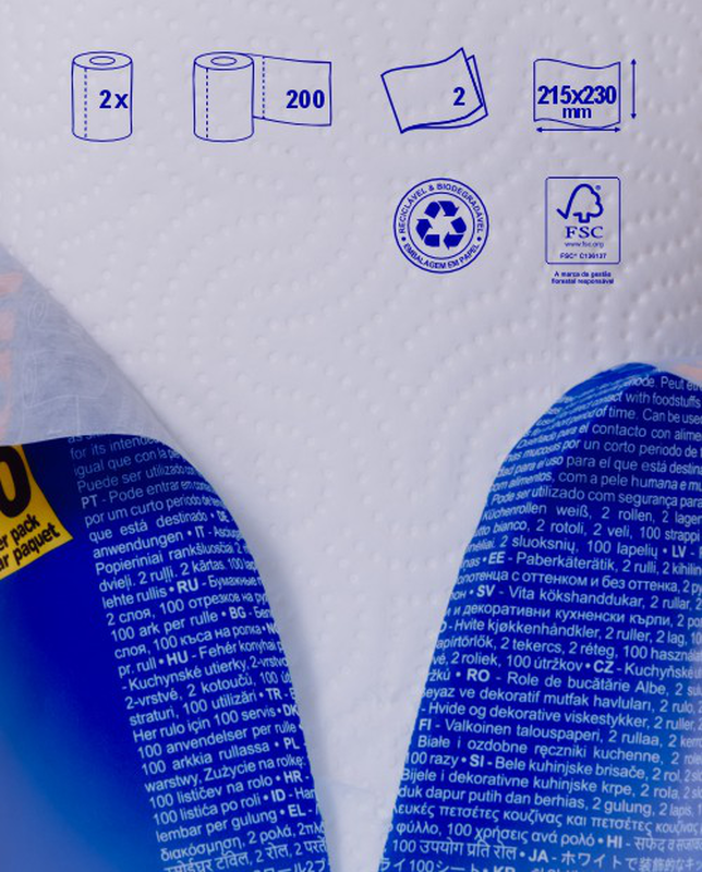 Kitchen Towels Max Absorption XXL Paper Pack 2R Kitchen Towels Max Absorption XXL Paper Pack 2R