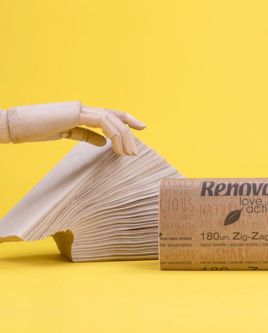 Folded Hand Towels Love & Action 2-Ply