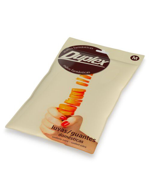 Luvas DUPLEX Dom&eacute;sticas (M)