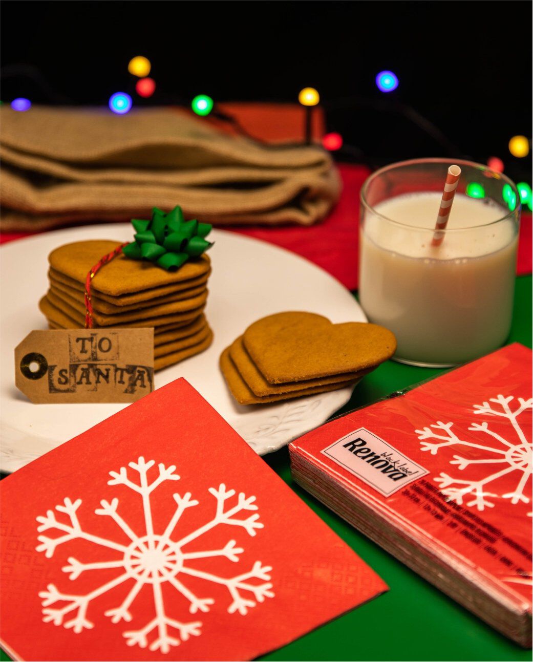 Servilletas White Snowflakes