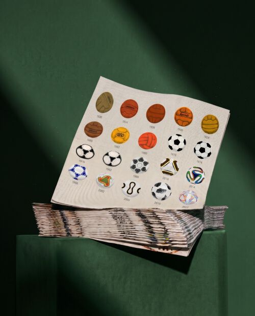 World Cup Balls Paper Napkins
