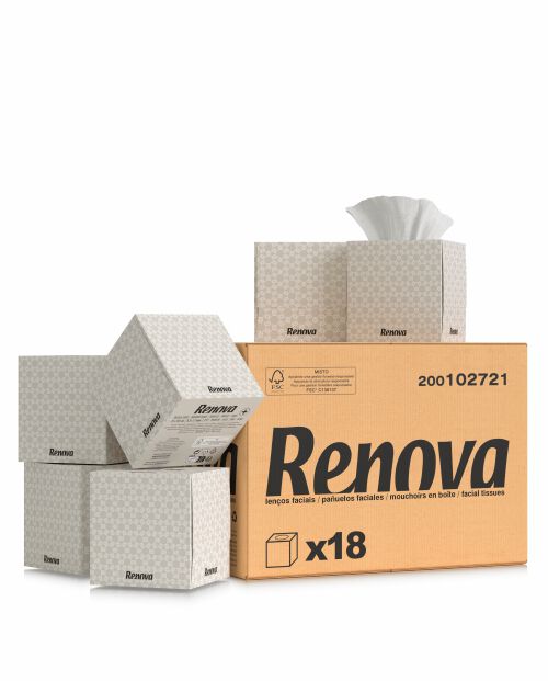 BLK Cube Facial Tissues 18x70