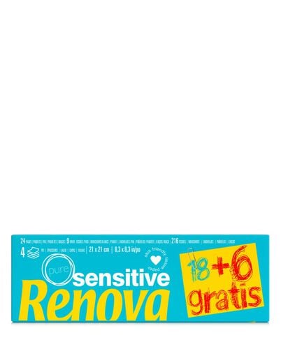 Renova SENSITIVE MENTHOL Pocket Tissues 6 Packs White Regular 1 Stück Renova SENSITIVE MENTHOL Pocket Tissues 6 Packs White Regular 1 Stück