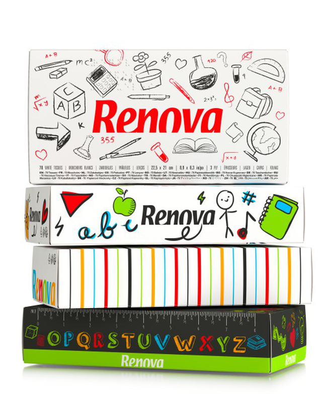 Mouchoirs Renova "Ardoise" Mouchoirs Renova "Ardoise"