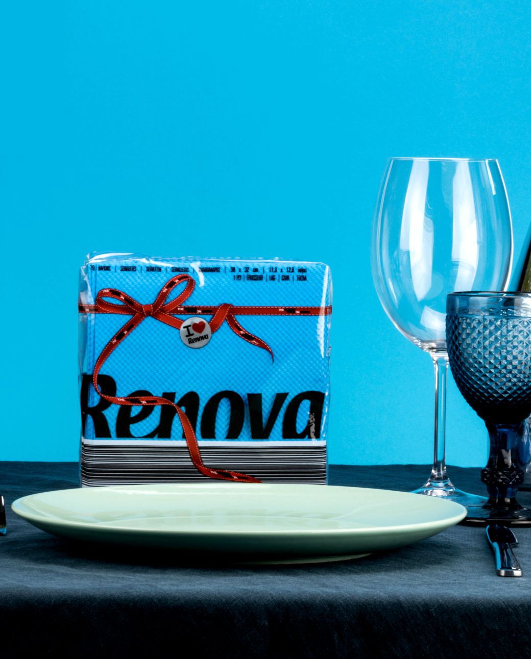 Guardanapos coloridos Renova x36