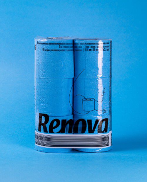 Papel Higi&eacute;nico Azul