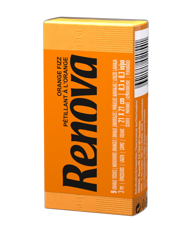 Orange Fizz Scented Pocket Tissues Orange Fizz Scented Pocket Tissues