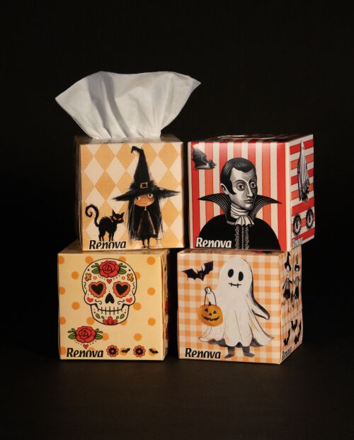 Mouchoirs en Boite "Fiesta de los Muertos"