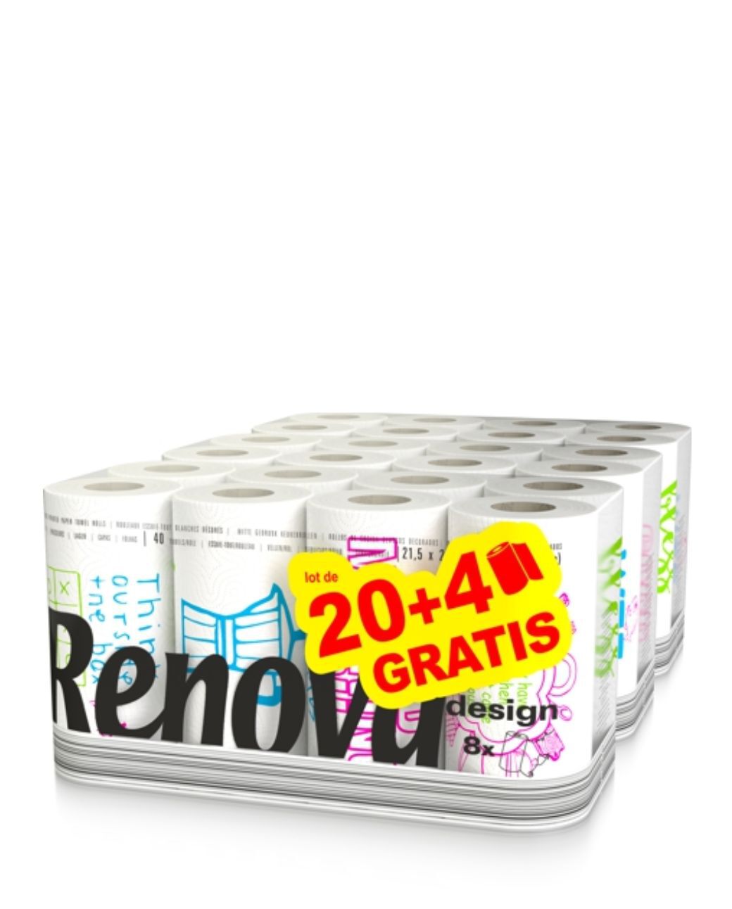 Rolos de Cozinha Design 20+4R