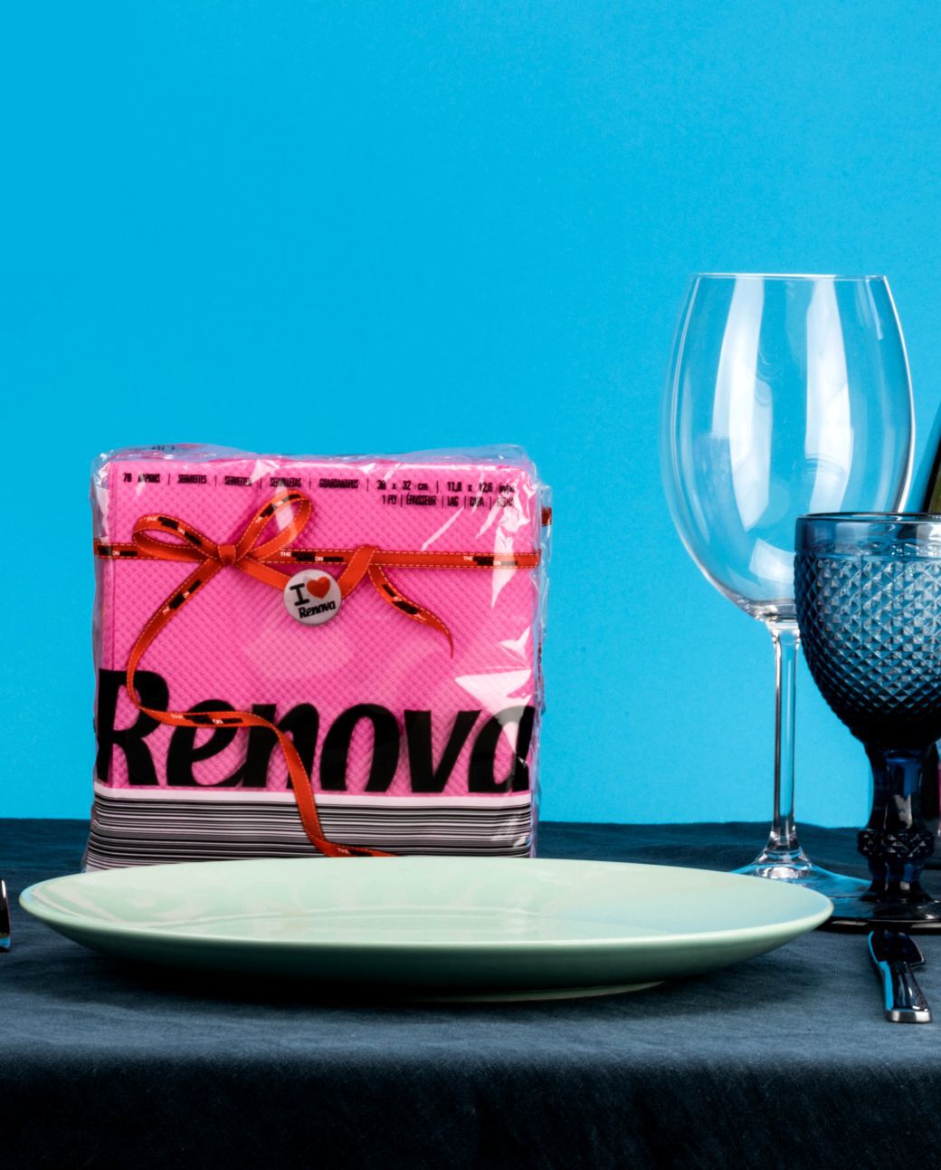 Guardanapos coloridos Renova x36