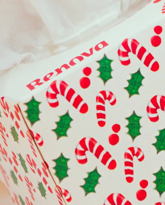 Lote Pañuelos Faciales Navidad Renova Lote Pañuelos Faciales Navidad Renova