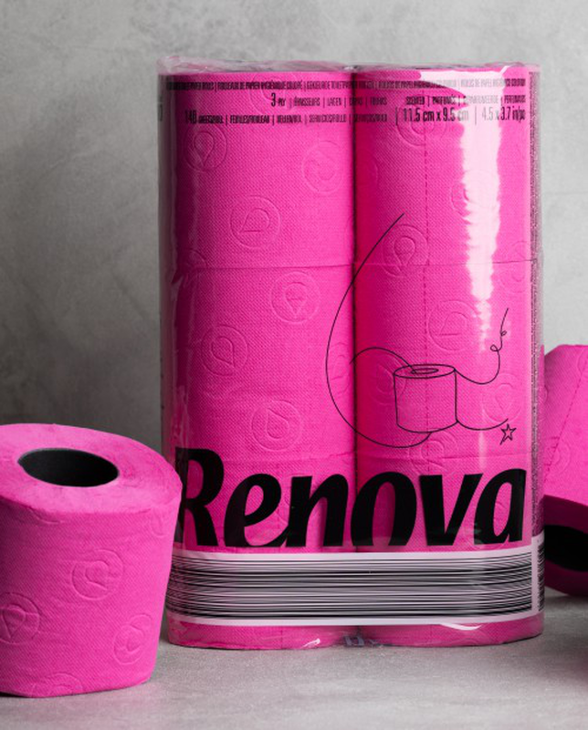 Papier toilette Fucsia Papier toilette Fucsia